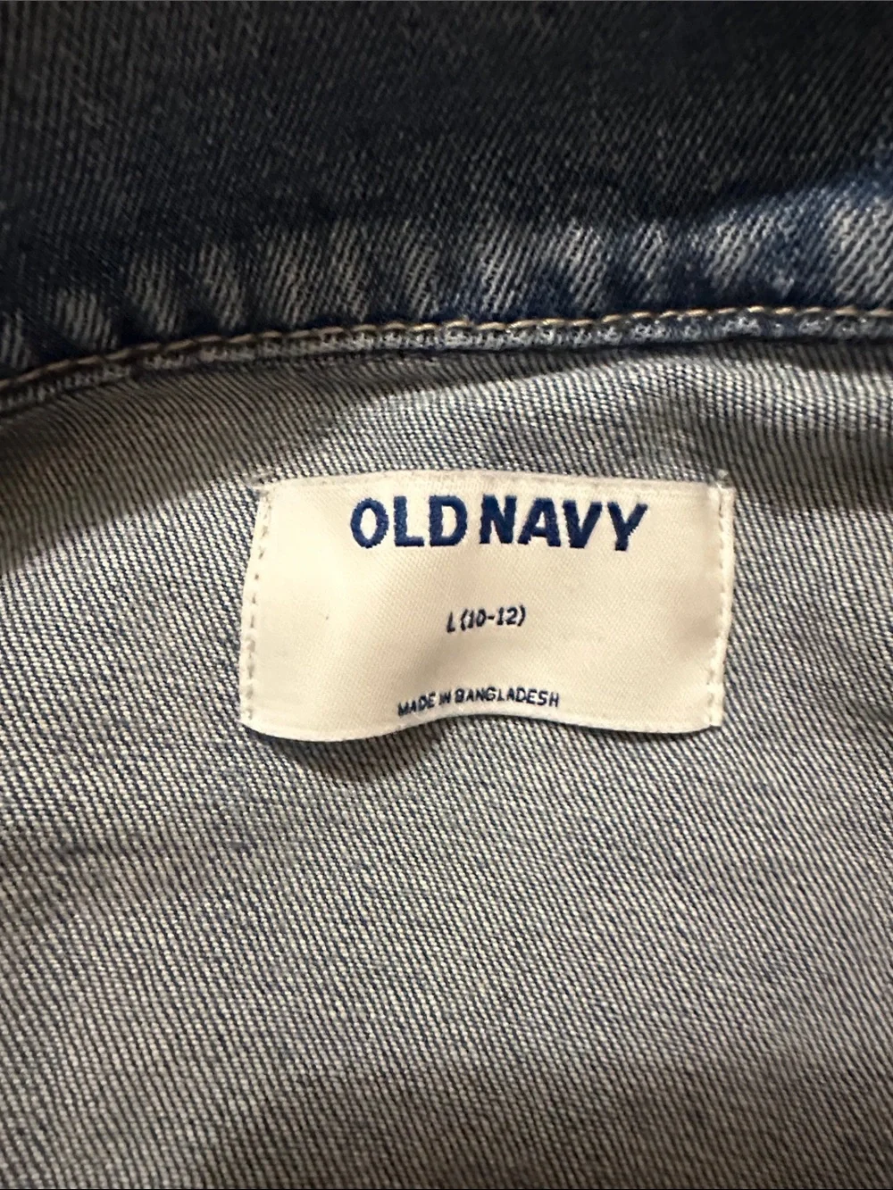 Old Navy Light Blue Kids' Denim Trucker Jacket